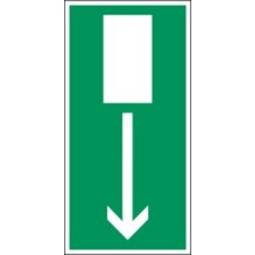 Pictogram 357 - “Emergency exit location”